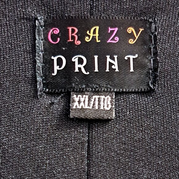 Crazy Print Dress Size XXL - Picture 8 of 9